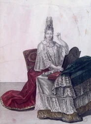 Madama la Marquesa Dangeau en su tocador, 1694